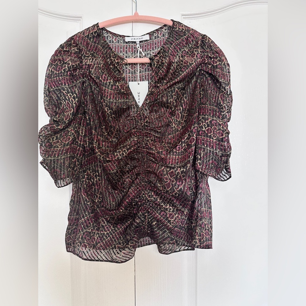 Frame silk blouse